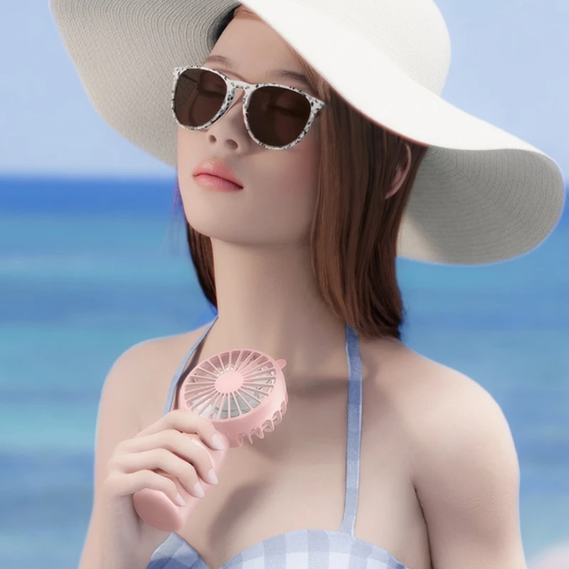 مروحة صغيرة محمولة للسفر ، مروحة صغيرة AA- تعمل بالبطارية ، مروحة تبريد فائقة الصامت