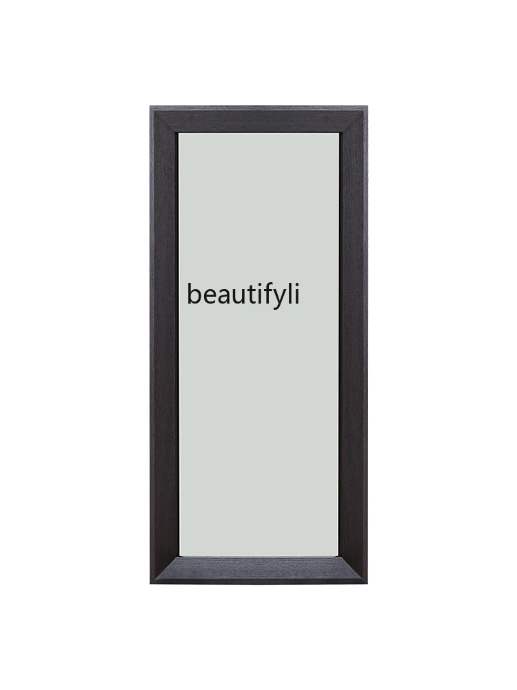 Italian Minimalistic Home Full-Length Mirror Nordic Retro Dressing Mirror Floor Mirror