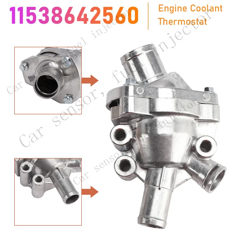 Q+ 31319606 Thermostat Housing Aluminum Upgrade Kit for Volvo C70 V50 S40 C30 ZT
