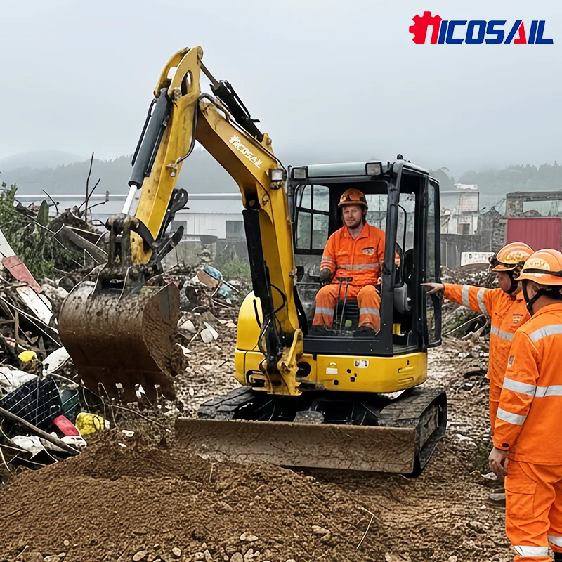 

Factory Mini Excavator EPA 3 Ton 3.5Ton NEW Free Shipping EURO 5 Mini Bagger Digger with Core Motor & Pump Components