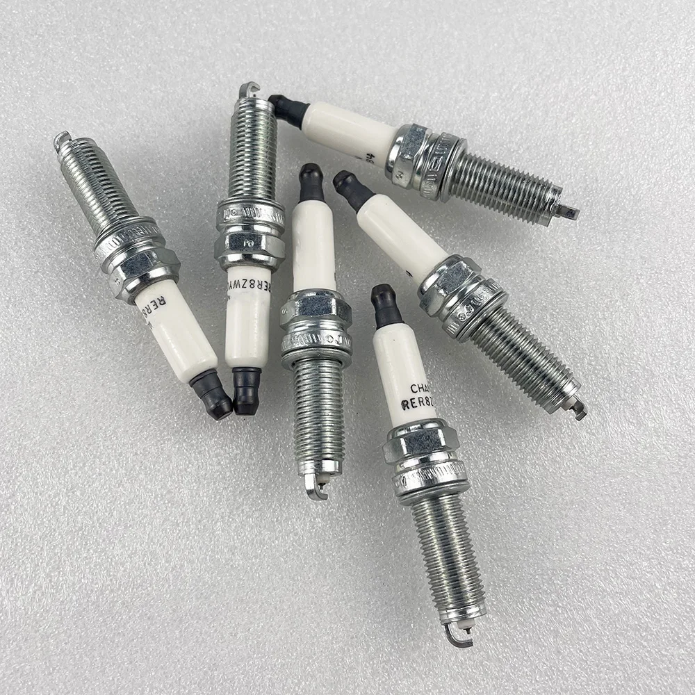 

New Genuine 6 PCS High Quality Spark Plug SP149125AE, SP149125AD/ LS149125AD RER8ZWYCB4 For Jeep Wrangler Grand Cherokee