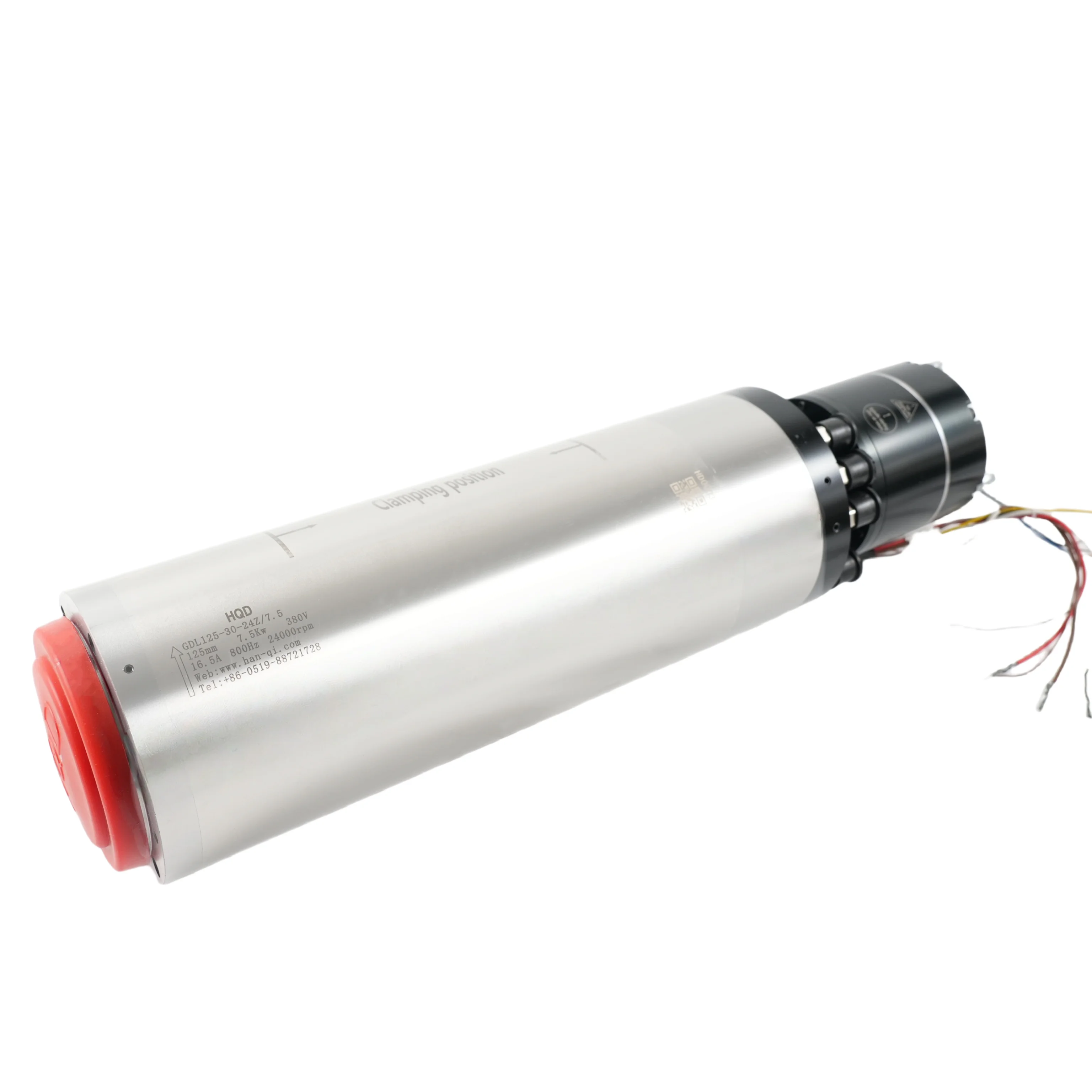 HQD 7.5KW BT30 24000RPM Water Cooling ATC Spindle Motor for Metal Milling GDL125-30-24Z/7.5