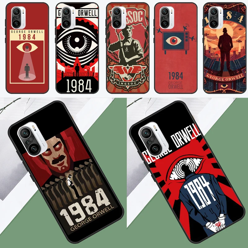 1984 George Orwell Book Novel For POCO X5 X3 F5 Pro F4 X4 GT M5s C40 F3 Phone Case For Xiaomi 12T 11T Pro 12 13 Lite 12X