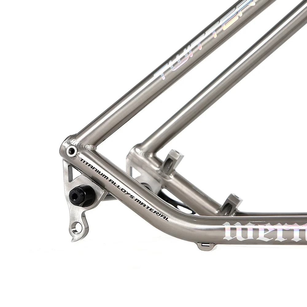 High Quality Titanium Alloy 27.5 29 Inch Thru axle 148mm BB68 threaded MTB Frame Mountain Bike Frameset Bicycle Parts