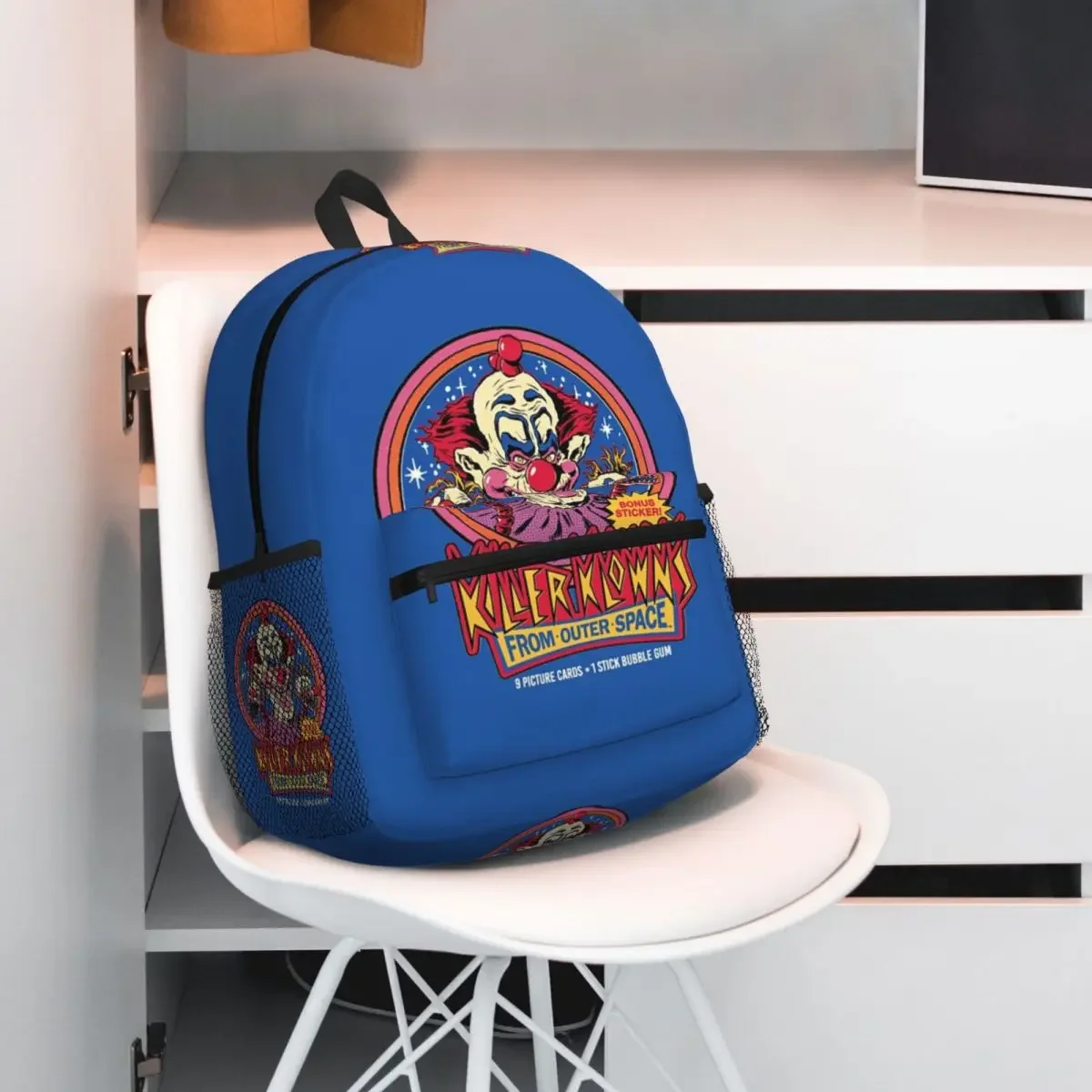 Killer Klowns From Outer Space Student Backpack School Bag Hiking Travel Daypack for Boys Girls Fashion Bookbag Shoulder Bags
