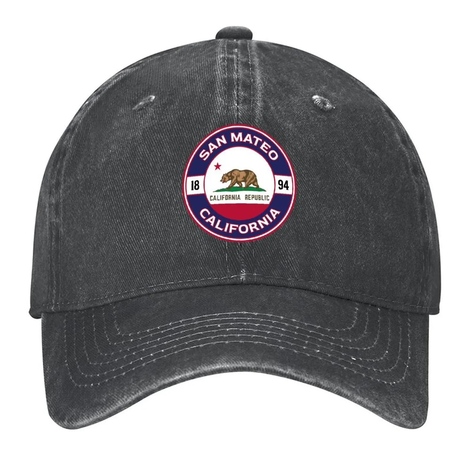 

San Mateo CA Baseball Cap hiking hat Thermal Visor Christmas Hat Hood Men's Hats Women's