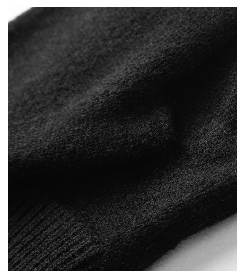 2024 Winter Damen 100 % Kaschmir Handschuhe 15 cm gestrickte fingerlose Handschuhe Y2k Thermohandschuhe Halbfinger verlängern Fäustlinge Armstulpen – Detail 17