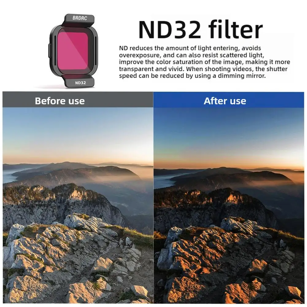 For DJI Flip Filter ND8/16/32 Dimmer UV CPL Polarization Filter Lens 2025 Accessories,﻿Beautify New Drone Protection shot F4S5