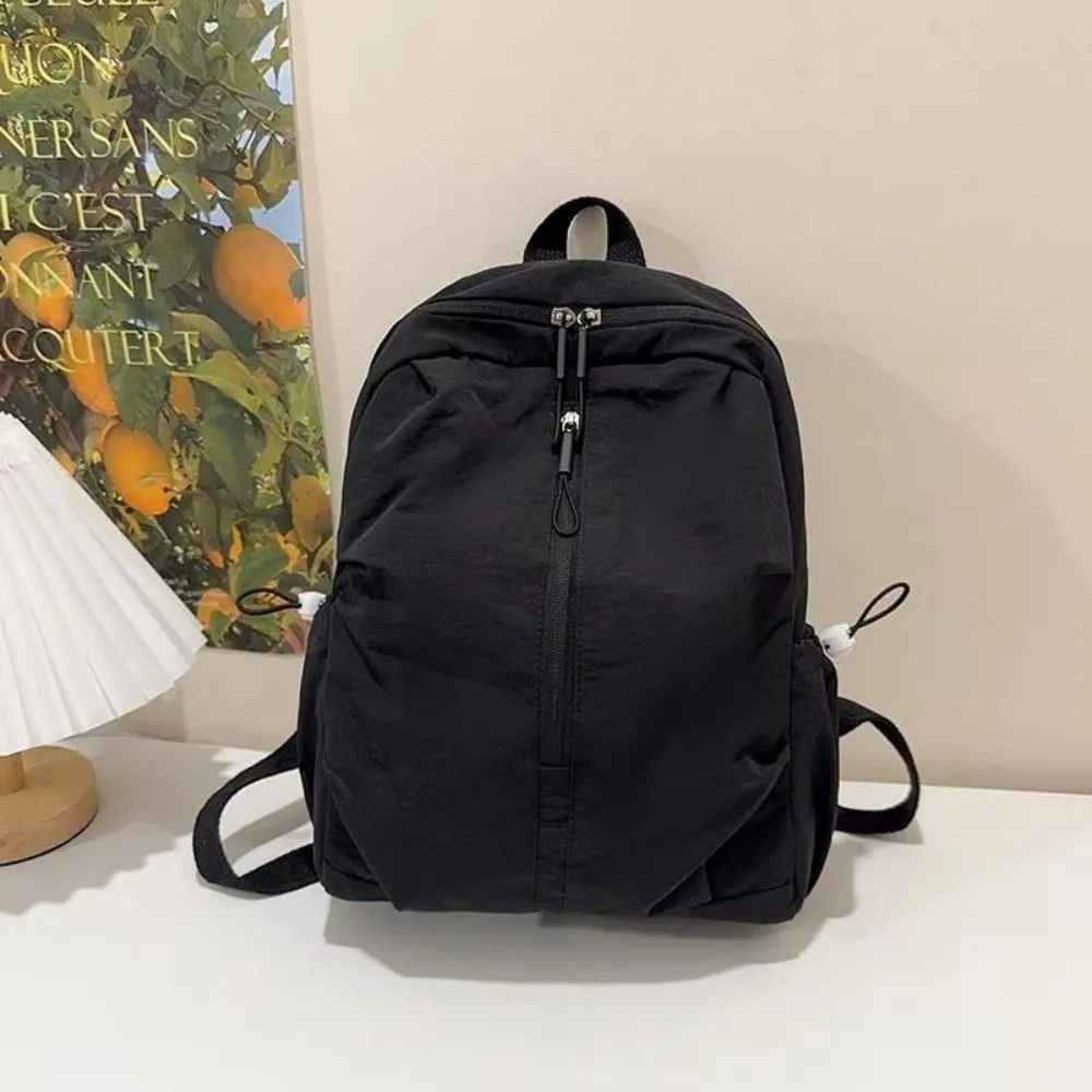 Lightweight Nylon Backpack Waterproof Multicolor School Bag Soft Large Capacity Double Shoulder Bag Travel