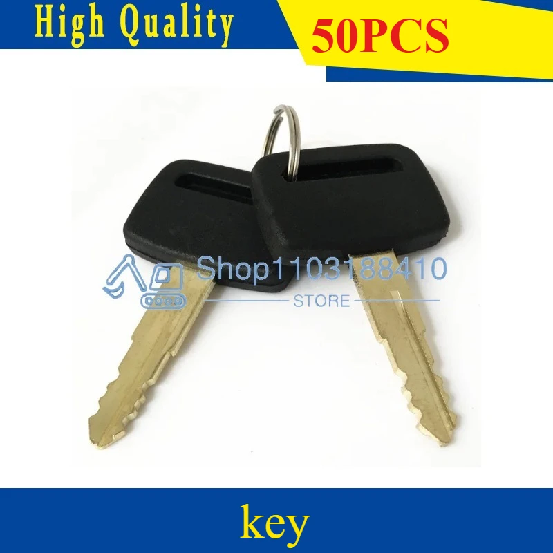 

50Piecs For Komatsu Heavy Equipment 787 set of 50 Key Excavator Dozer Loader Backhoe Starter