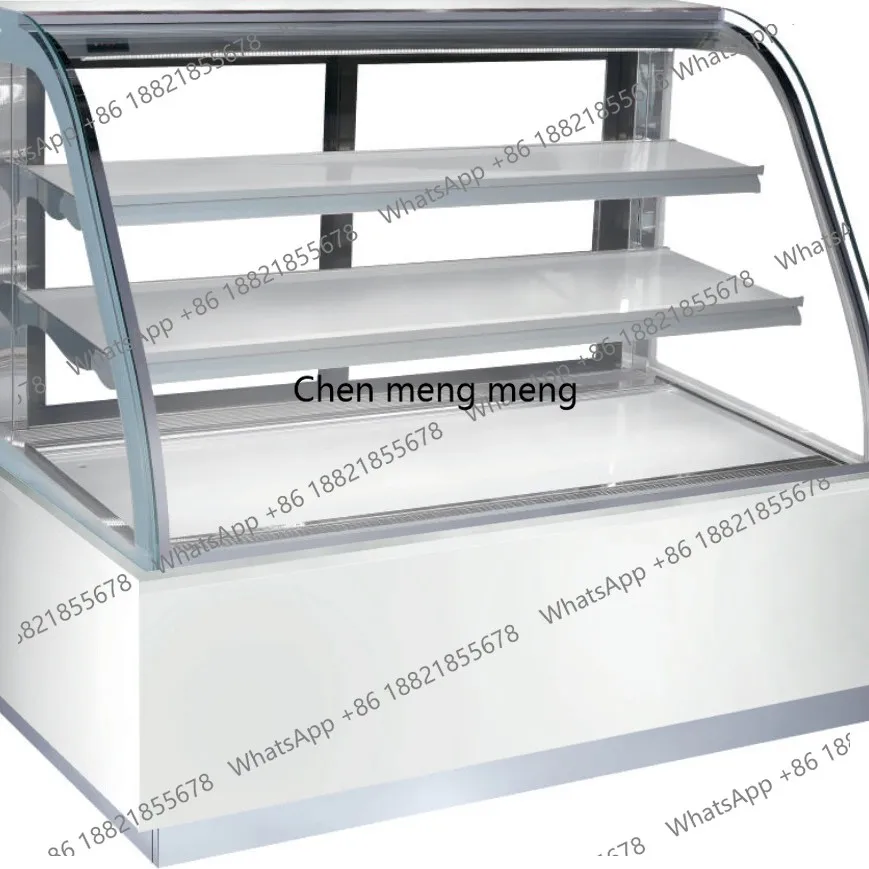

Curved Glass Cake Refrigerated Display Commercial Fruit Dessert Pastry Air-cooled Fresh-keeping Cabinet