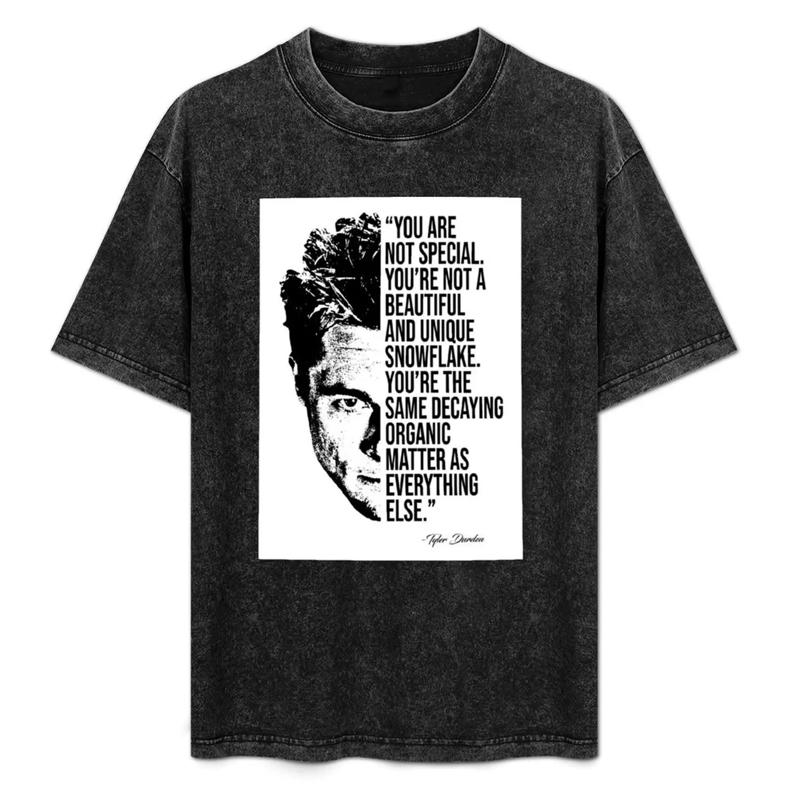 

Tyler Durden quotes, quote T-Shirt Retro Graphic Print T-Shirt
