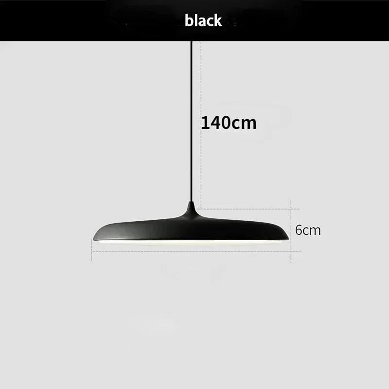 xiuxiu Moderne UFO Led Anhänger Licht Design Runde Innen Hängen Lampe Nordic Küche Esstisch Wohnzimmer Wohnkultur Suspension lampe 4