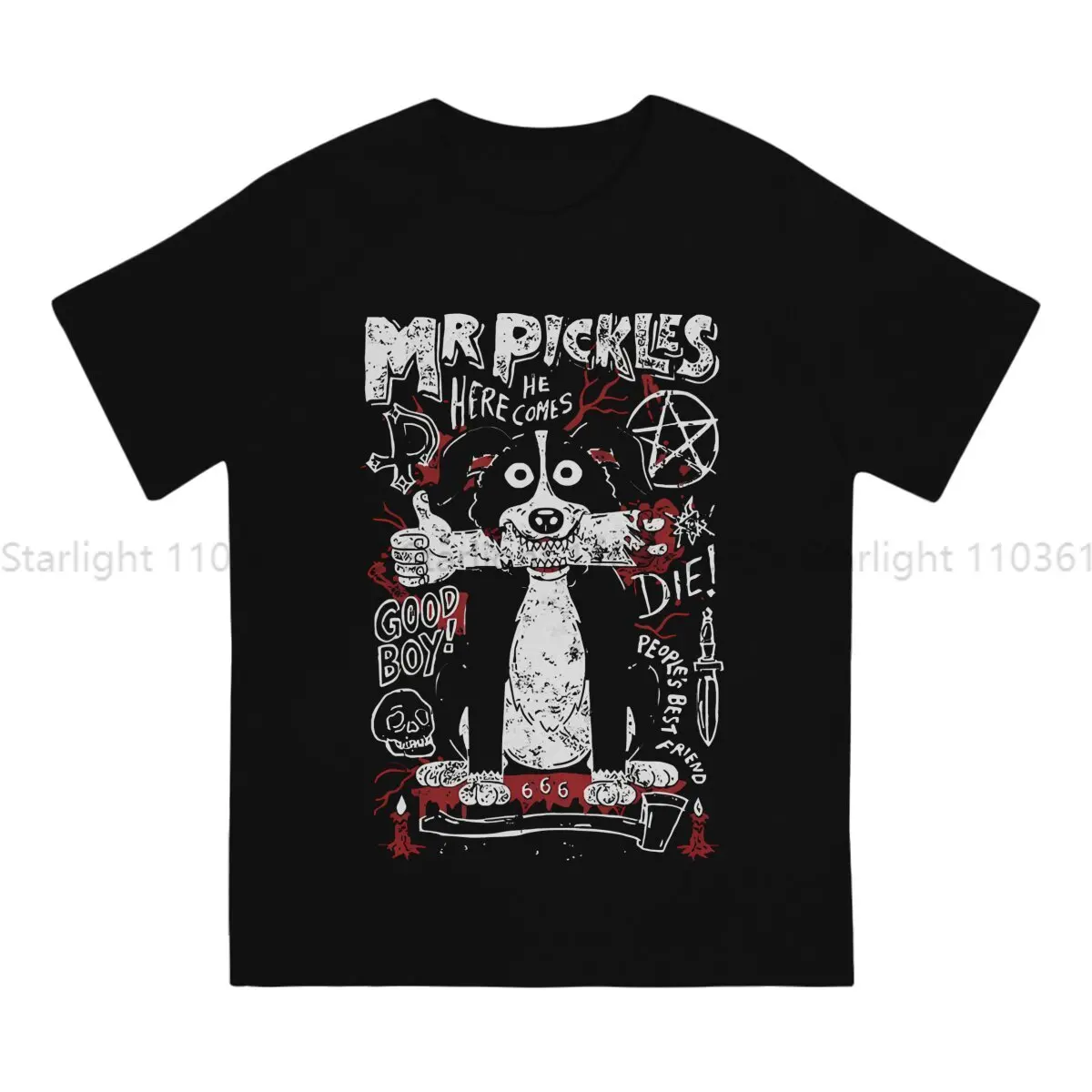 Die Man's TShirt Mr Pickles O Neck Short Sleeve T Shirt Funny Birthday Gifts