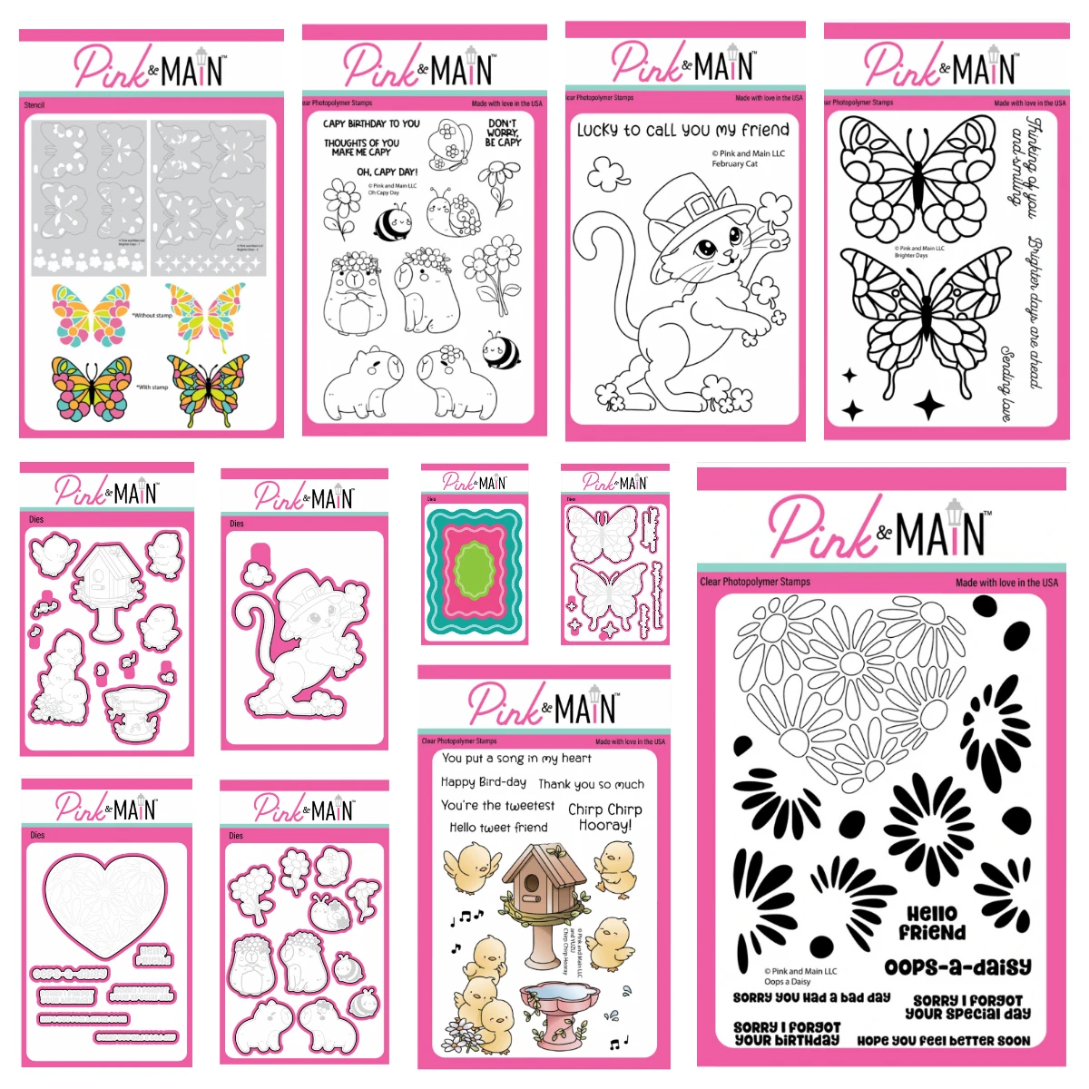 

2026 February Cat Daisy Wavy Frames Dies New Spring Metal Cutting Dies DIY Scrapbook Card Album Easter Stamps Dies Cut Handmade