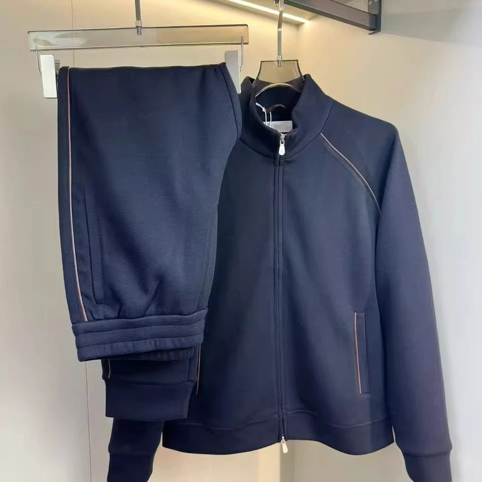 

Италия BC мужская одежда осень и зима новая мода вышивка повседневный спортивный костюм мужской старый стиль денег деловой комплект из двух предметов