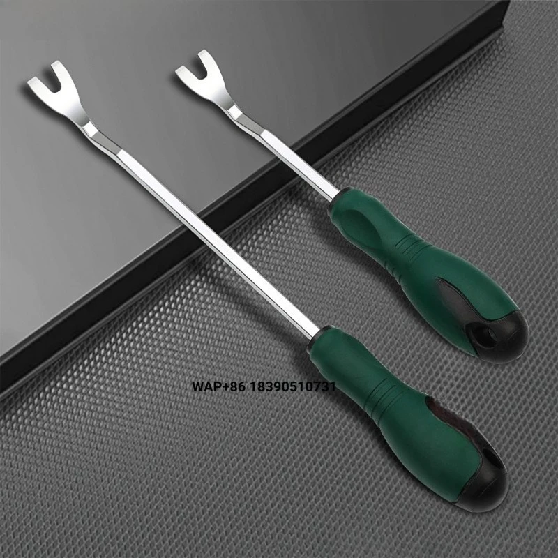 Auto Door Panel Clip Remover Tool Set Durable Steel Pry Bar Kit for Interior Trim Removal Car Repair Accessories