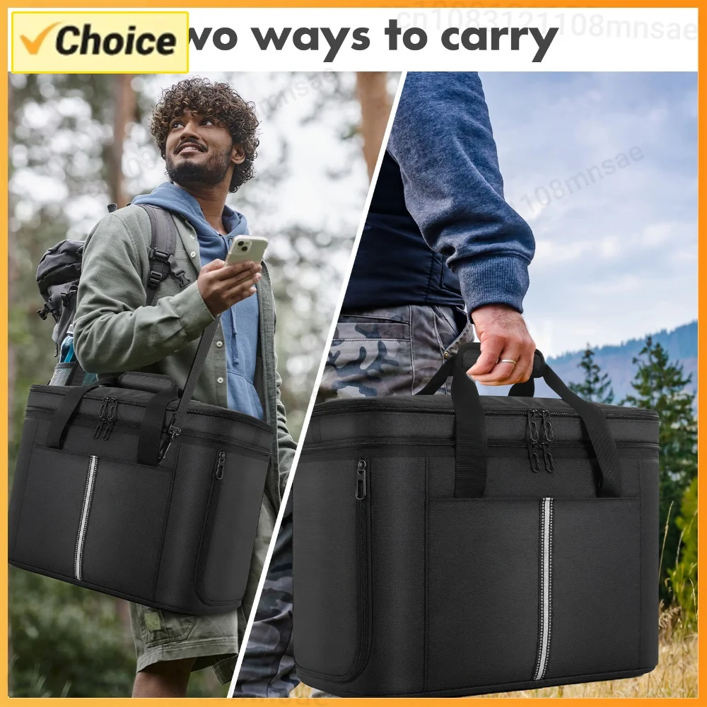 Hard Protective Case Fit for Ecoflow Delta 3 Max Plus/Delta 3 Max with Shoulder Strap & Handle Crossbody Travel Bag