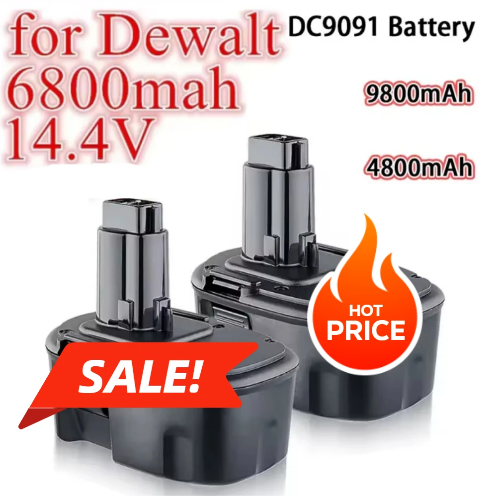 Для Dewalt 6800 мАч 14,4 В Ni-MH сменный аккумулятор 14,4 В XRP DC9091 DC9094 DW9091 DE9091 DE9092 14,4 В аккумуляторные электроинструменты