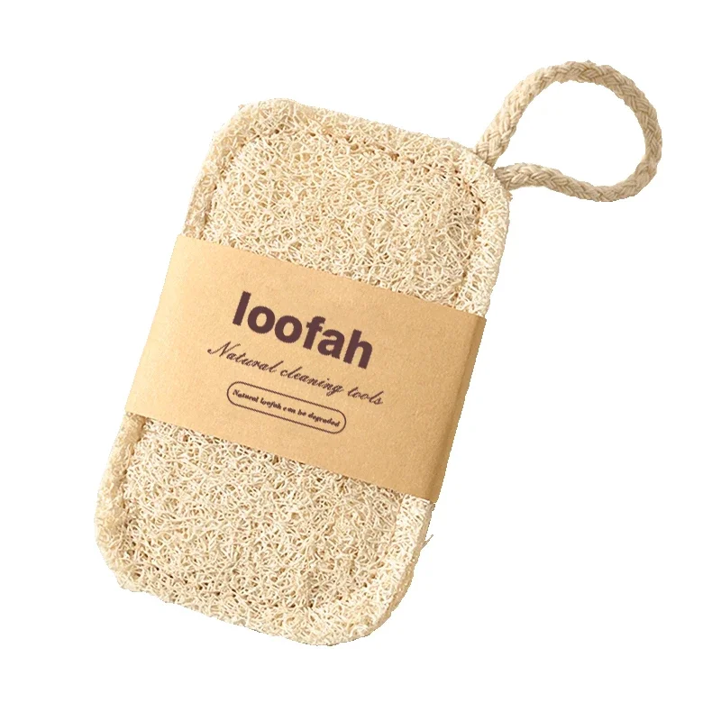 Paño de lavado de Luffa Natural, esponja de Loofah, almohadilla para fregar platos, olla, eliminación de manchas de aceite, depurador, cepillos de limpieza de cocina