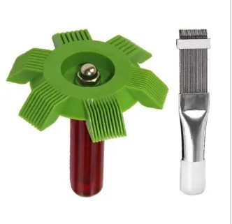 Air Conditioner Fin Cleaning Tool Home Cleaning Tool Coil Comb A/c Hvac Condenser Radiator Universal Folding Brush Cleaning Tool