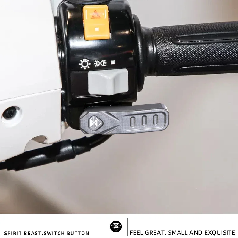 

Motorcycle Switch Button Cover Horn Button Shell Extension button bracket Modification accessories For SYM Fiddle