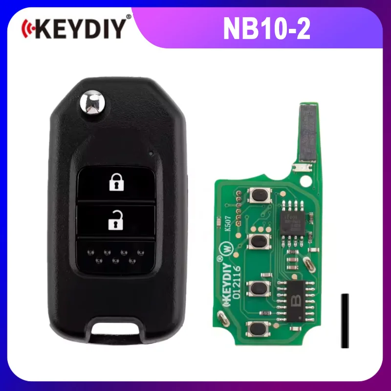 KEYDIY KD NB10-2 NB Series Universal Flip Remote Key 2 Buttons Compatible with Honda Type Vehicles