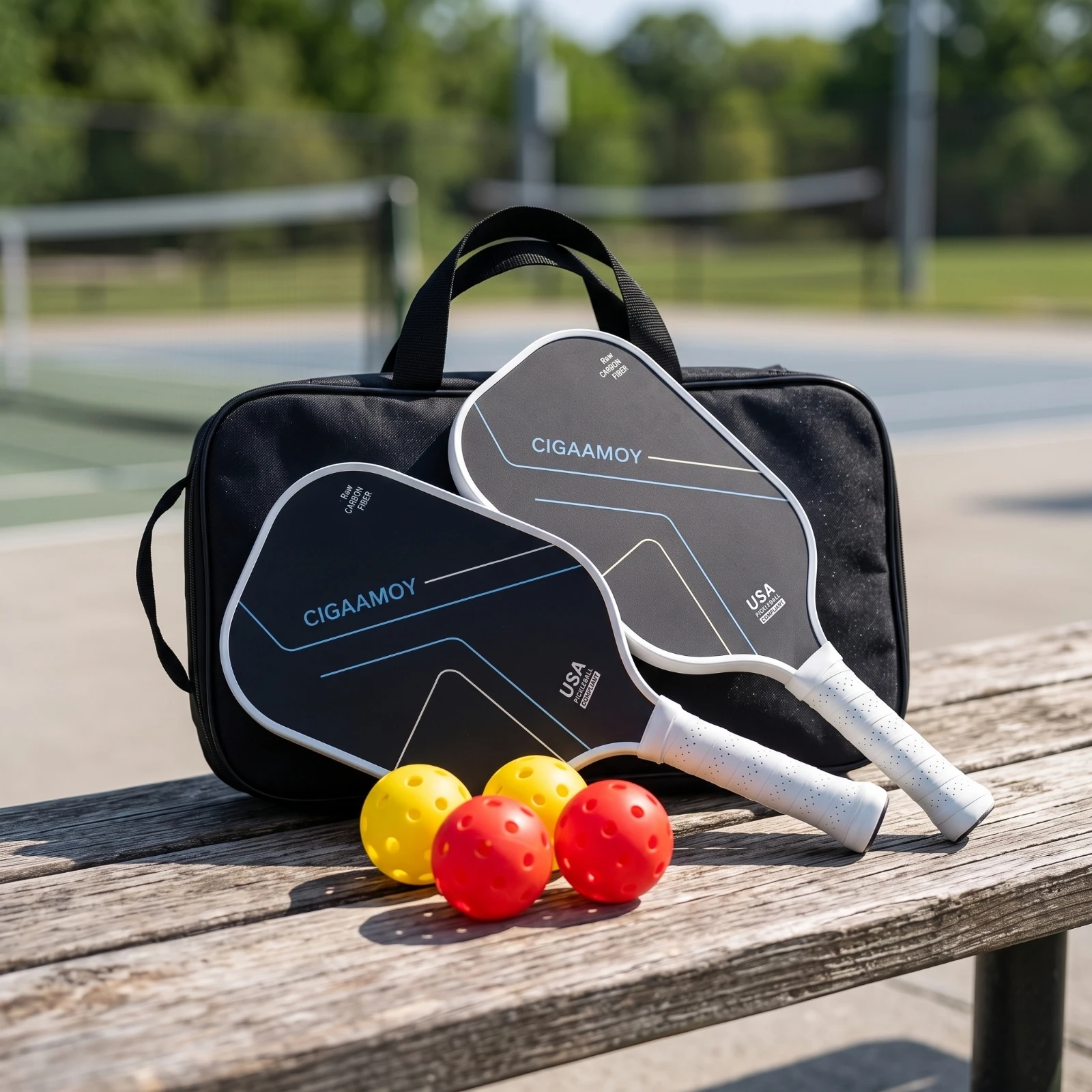 2-pieces-carbon-fiber-pickleball-paddle-sturdy-pickleball-paddle-with-bag-grip-tape-perforated-sweat-absorbing-for-beginners