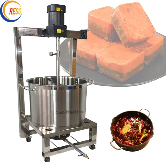 

Automatic Bean Paste Porridge Stir-frying Machine Hot Pot Base Jam Sauce Stirring Mixing Machine