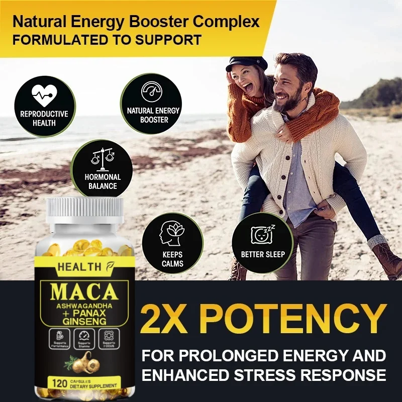 Hot Selling Plant Root Extract Edible Capsules Helps Energy Male Performance vegetarian capsules For Adult