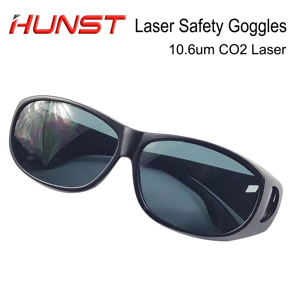 HUNST CO2 Laser Safety Glasses OD6+ For Marking Cutting Machine Parts 10600nm Protective Eyewear Goggles