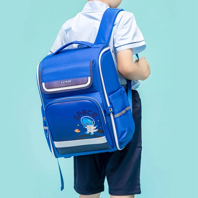 Pvc menina sereia menino dinossauro bonito mochilas para viagens nova criança dos desenhos animados moda grande capacidade sacos reflexivos de volta à escola