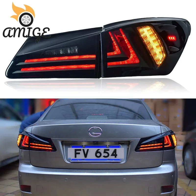 

Car LED Taillights Rear Fog Lamps For Lexus IS250 IS300 2006 2007 2008 2009 2010 - 2012Tail Light Back Brake Light Reflector