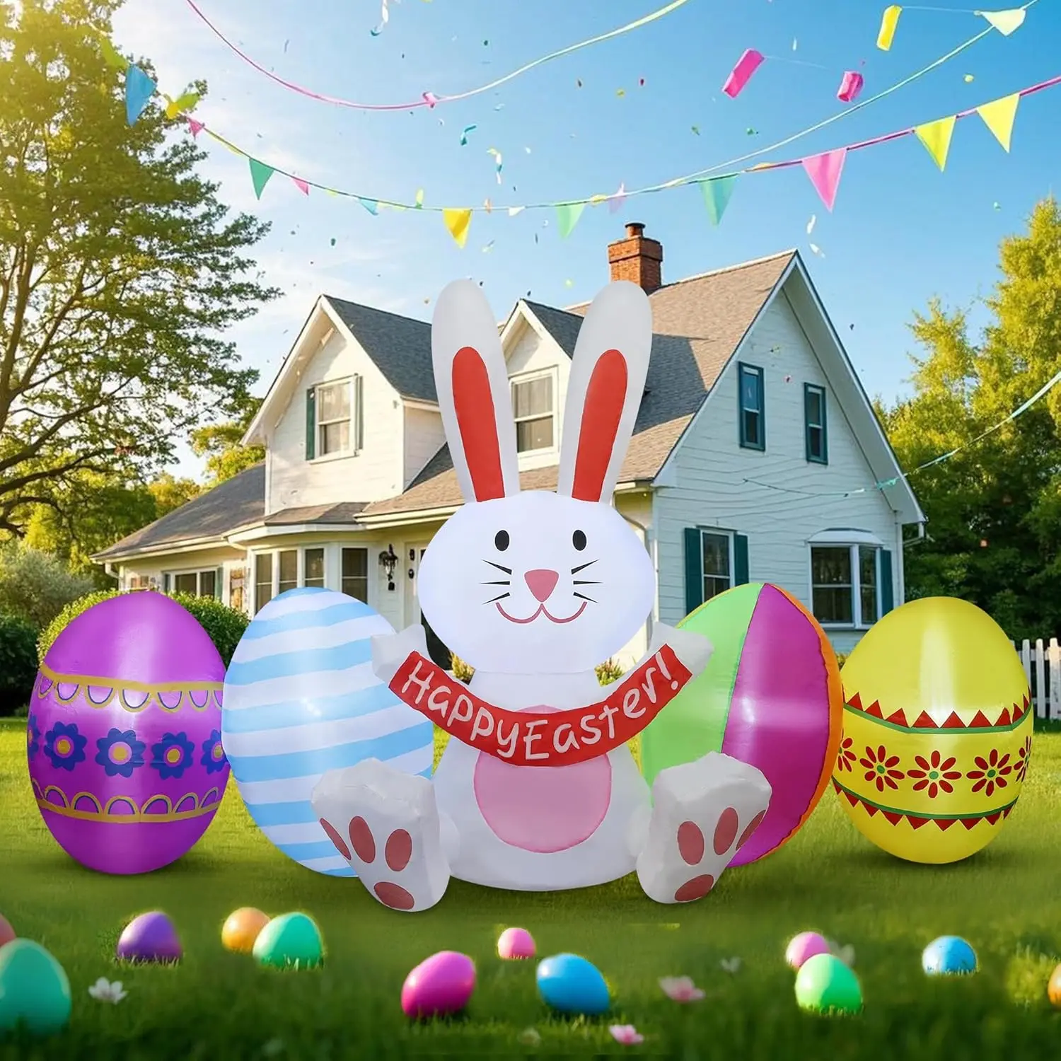 7 Ft Easter Bunny I…