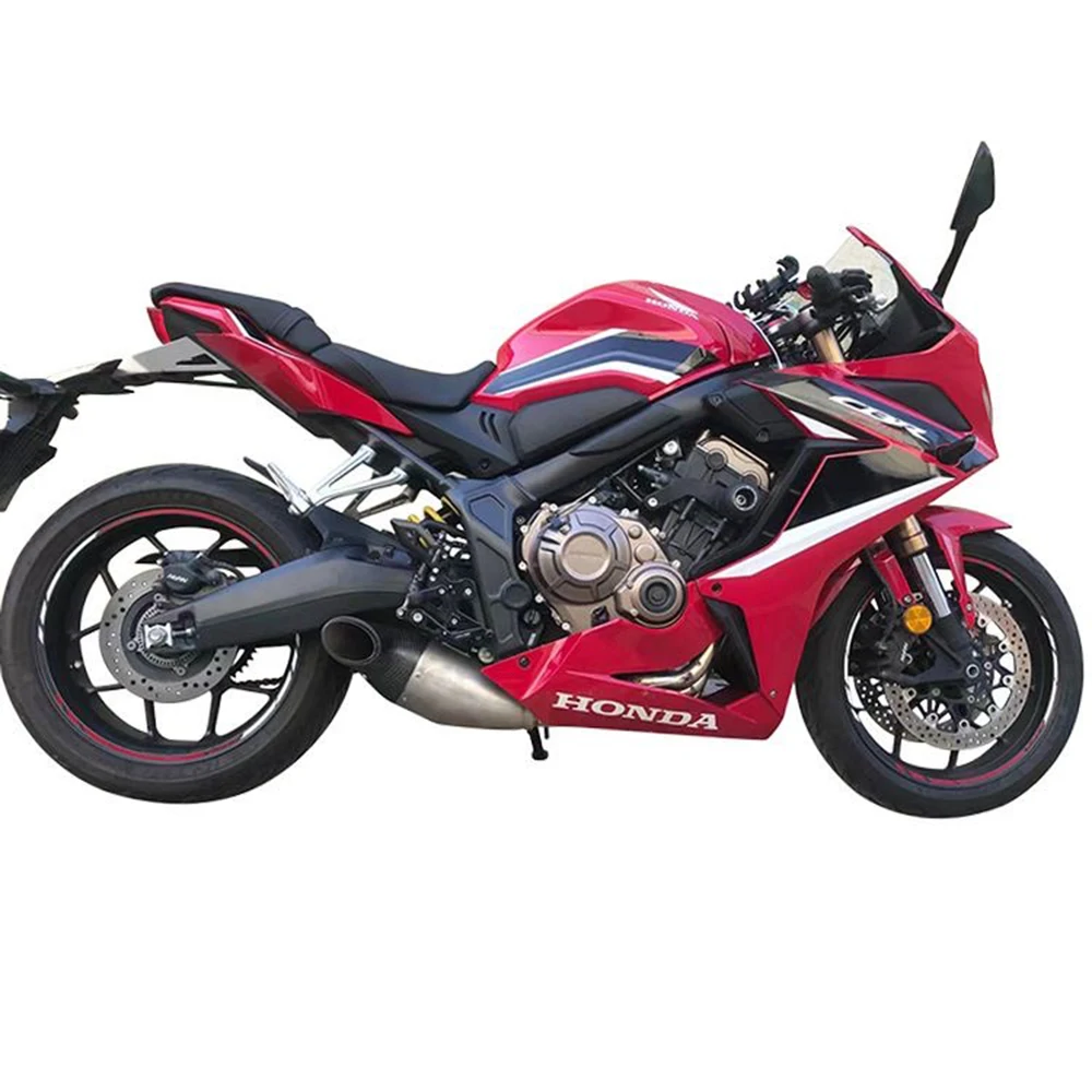 Full System For HONDA CB650R CBR650R CB CBR 650 CB650 CBR650 R 2019 - 2023 Motorcycle Exhaust Muffler Escape Front Mid Link Pipe - view 6