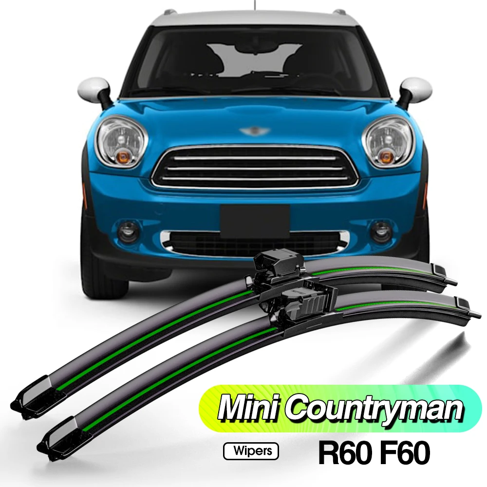 For Mini Mini Countryman R60 F60 2010-2023 2pcs Front Windshield Wiper Blades Windscreen Window Accessories 2011 2015 2021