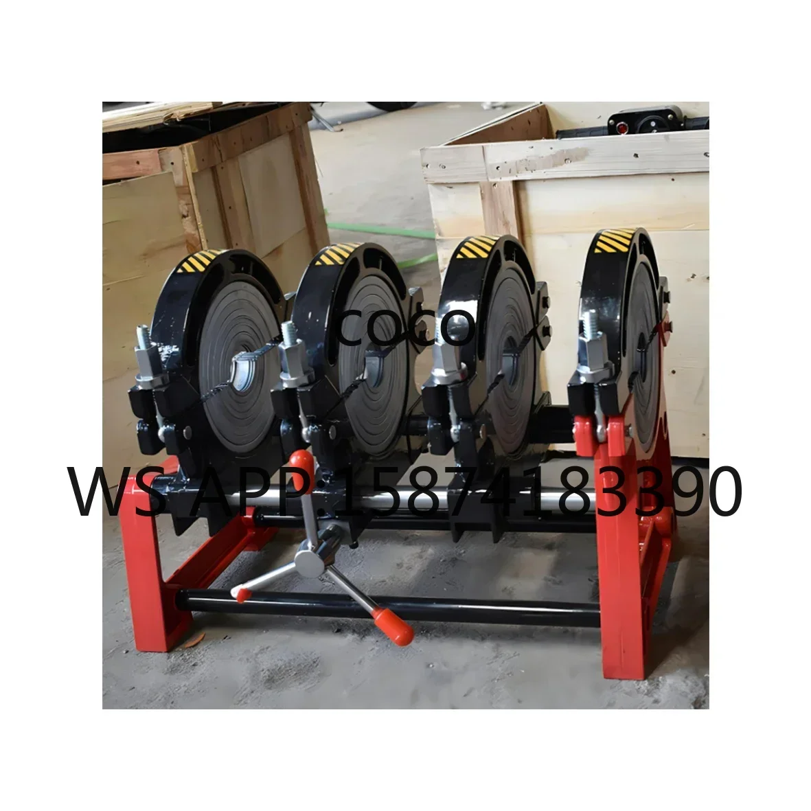 PE Pipe Hot Melt Butt Welding Machine 63-200mm Four Ring Manual Welder