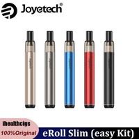 Original Joyetech eRoll Slim Kit 13W Vape with 480mAh Battery 2ml 1.0ohm Pod Cartridge Electronic Cigarette Vaporizer