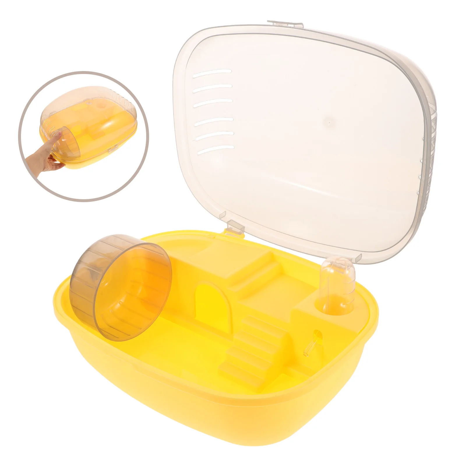 

Hamster Cage Portable Travel Carrier Small Animal Case for Hamsters Guinea Pigs Chinchillas Hedgehogs