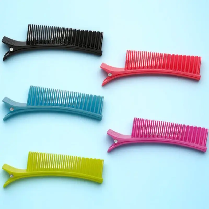 

2 Pcs Hair Clip Clips for Sectioning Extra Large Salon Tie Clip-type Decorative Miss Styling Clamps