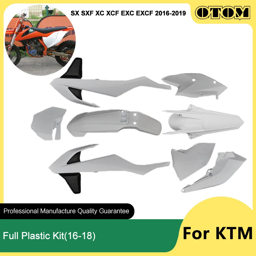 OTOM 2016-2019 Motorcycle Full Plastic Kit Body Fairing Cover Side Panels Fender Fuel Tank Guard For KTM SX SXF XC XCF EXC EXCF