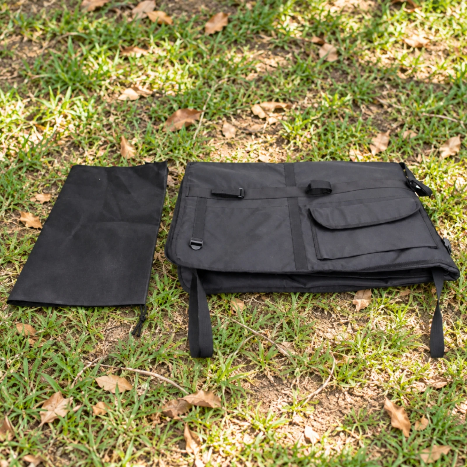 Foldable Tailgate Pad with Buckle Straps Scratch-Resistant Cycle Transport Tailgate Pad Easy to Install Soft Li-Ning