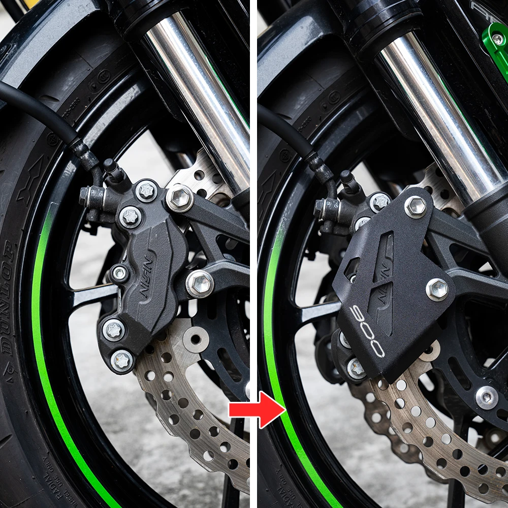 For Kawasaki Z900 Z800 Z 900 800 2016-2023 2017 Z1000 Z 1000 2003-2006 Motorcycle Front Brake Caliper Guard Protector Cover