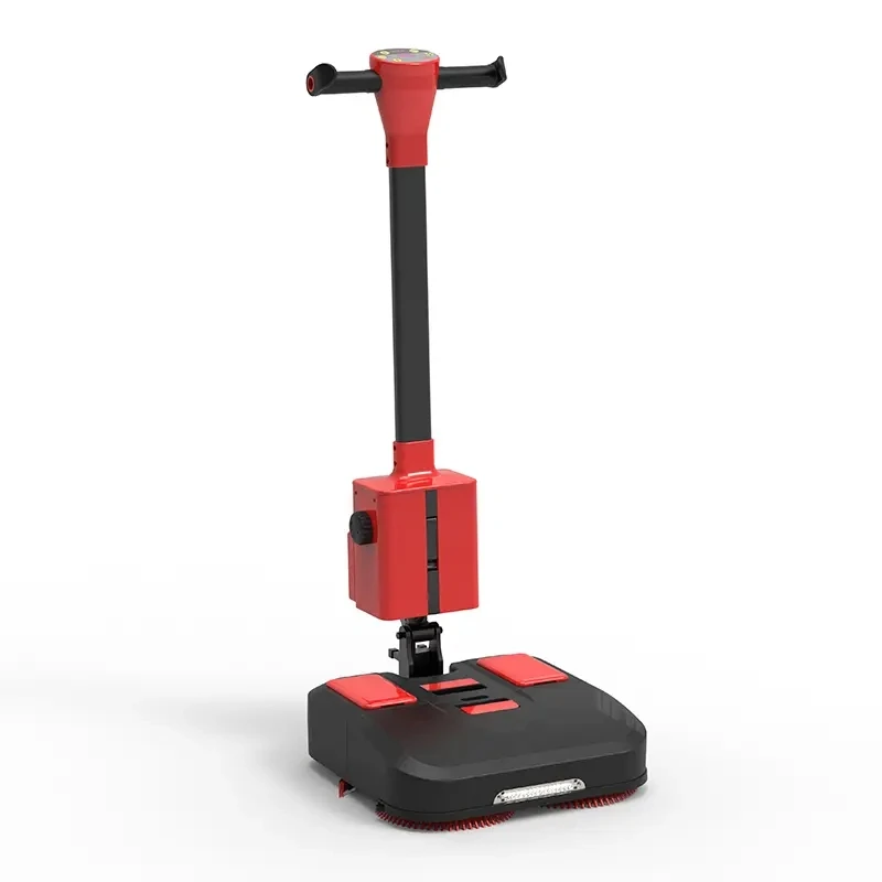 17in M4 Walk Behind Floor Scrubber Dryer Machine Commercial Floor Cleaning Machine Industrial with Lithium Battery Adjustable