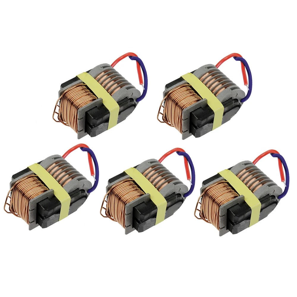 5Pcs 15KV High Frequency Voltage Inverter Voltage Coil Arc Generator Step up Boost Converter Power Transformer