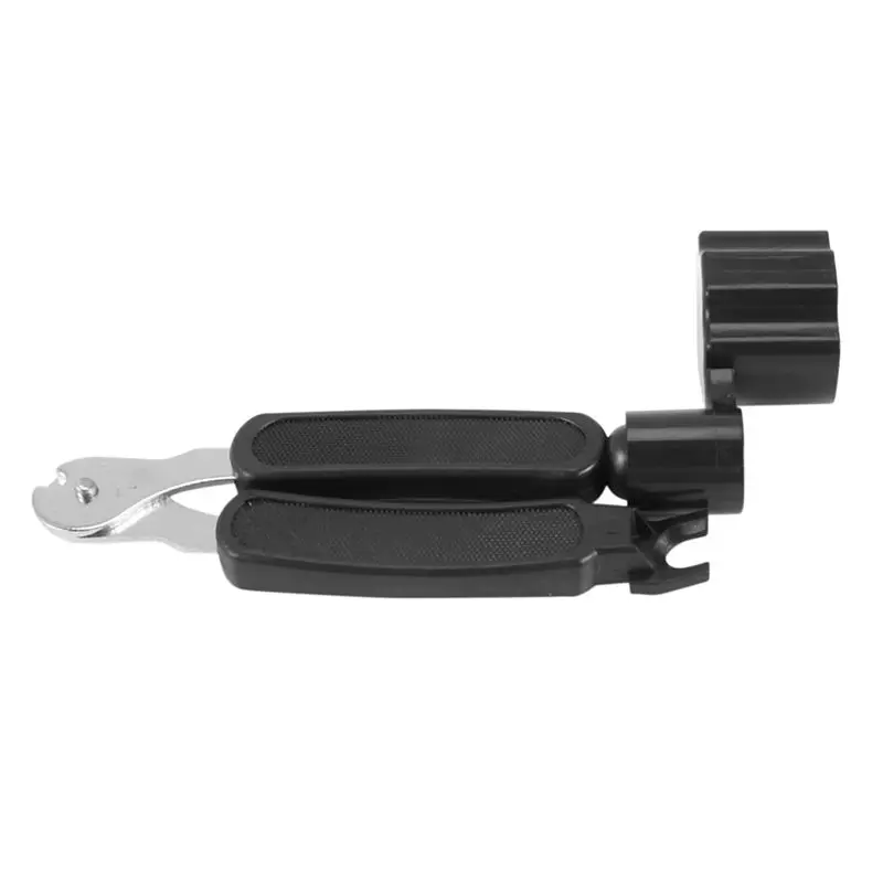 A99I-5X Black 3 In 1 Multifunction Guitar String Winder String Cutter Pin Puller