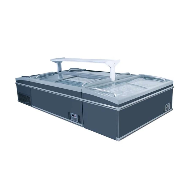 

Супермаркет -18 ℃ Однотемпературная суперморозильная камера с дисплеем раздвижной стеклянной двери Элегантный холодильник с морозильной камерой