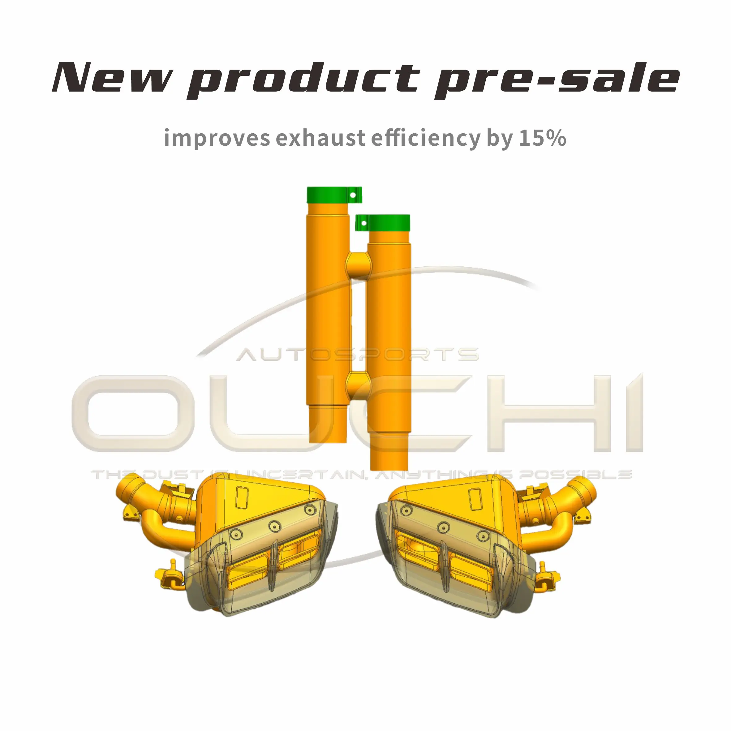 

OUCHI Factory Direct Sales Pre-Sales TC4 Catback for Ferrari 12cilindri High Performance Exhaust Car Part Lossless Installation