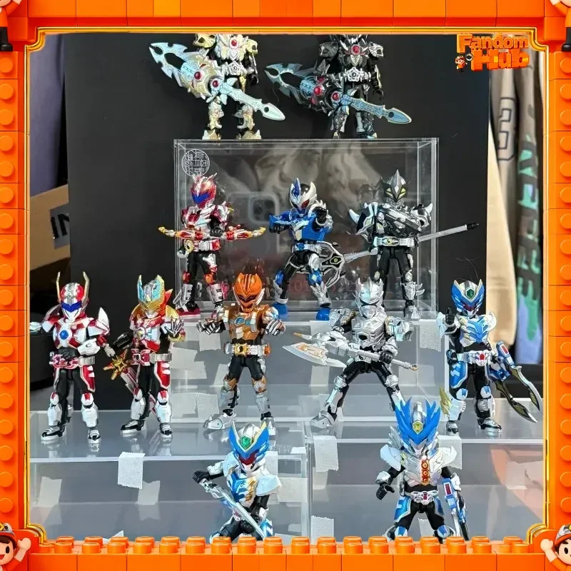 Caja ciega de figura de acción de héroe de armadura genuina, edición Star Wave 2 y Wave 1 (armadura de sombra/Xing Tian/Armadura de dragón), juguete para regalo