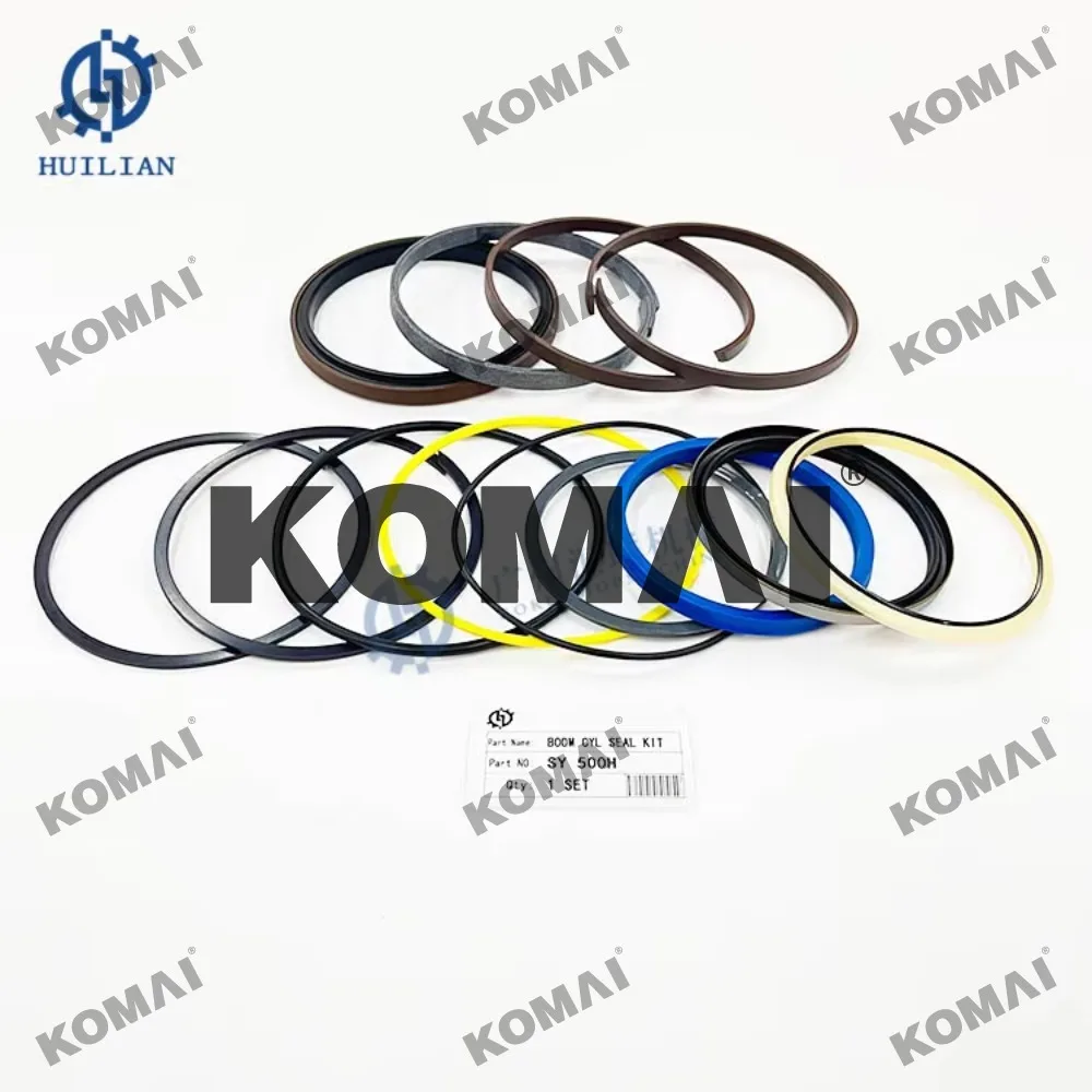 

XOJOX SY500H SY365H SY375H SY395H BOOM Главный рычаг цилиндра экскаватора Комплект уплотнений гидравлического сальника Ремкомплект запасного комплекта экскаватора